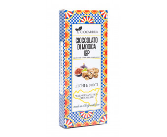 Cioccolato fichi e noci 80 gr  