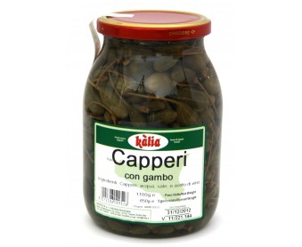 Capperi con gambo kg. 1,100